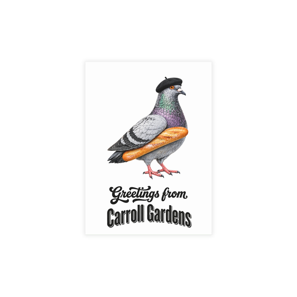 Carroll Gardens NYC Pigeon Postcard Bundle (envelopes included)