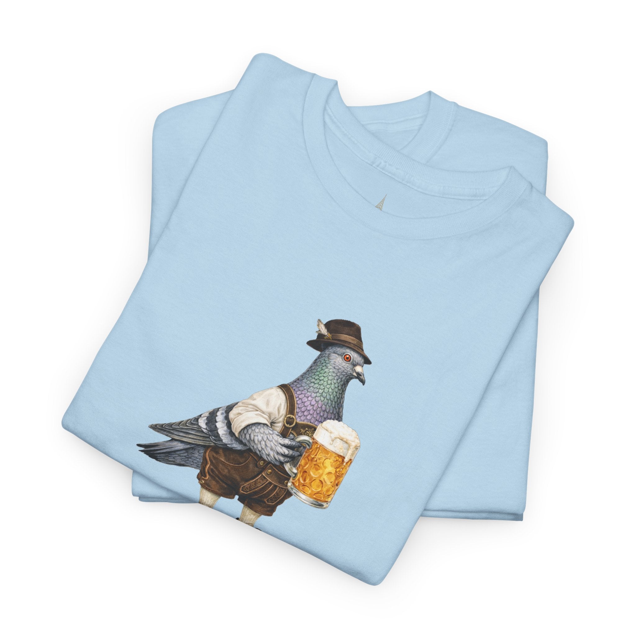 Customizable Yorkville NYC Pigeon T-Shirt | Oktoberfest Beer Garden Tee