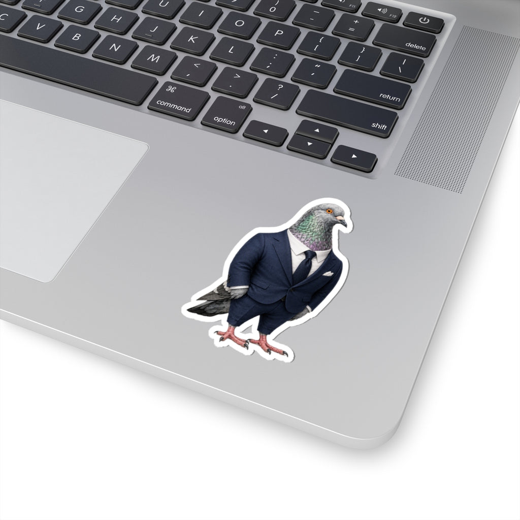 Billionaires' Row NYC Pigeon 3" x 3" Sticker