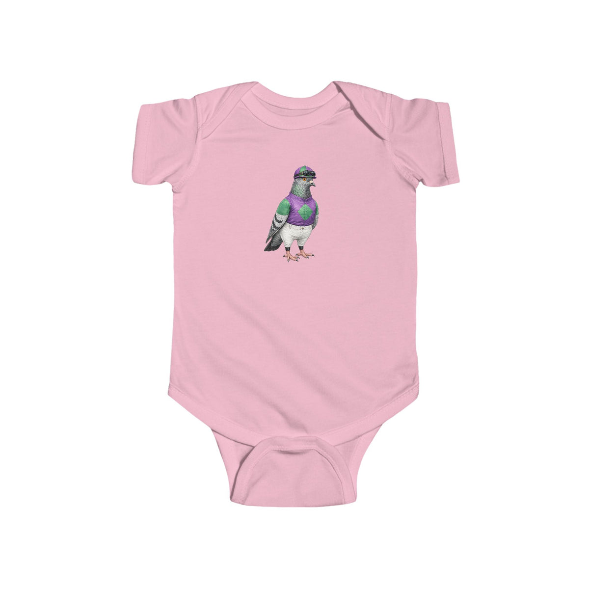 Customizable Ozone Park NYC Pigeon Baby Onesie | New Yorker Reveal Infant Bodysuit