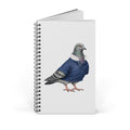 Customizable Upper East Side NYC Pigeon Spiral Journal | UES Preppy Polo Bird Lovers Notebook