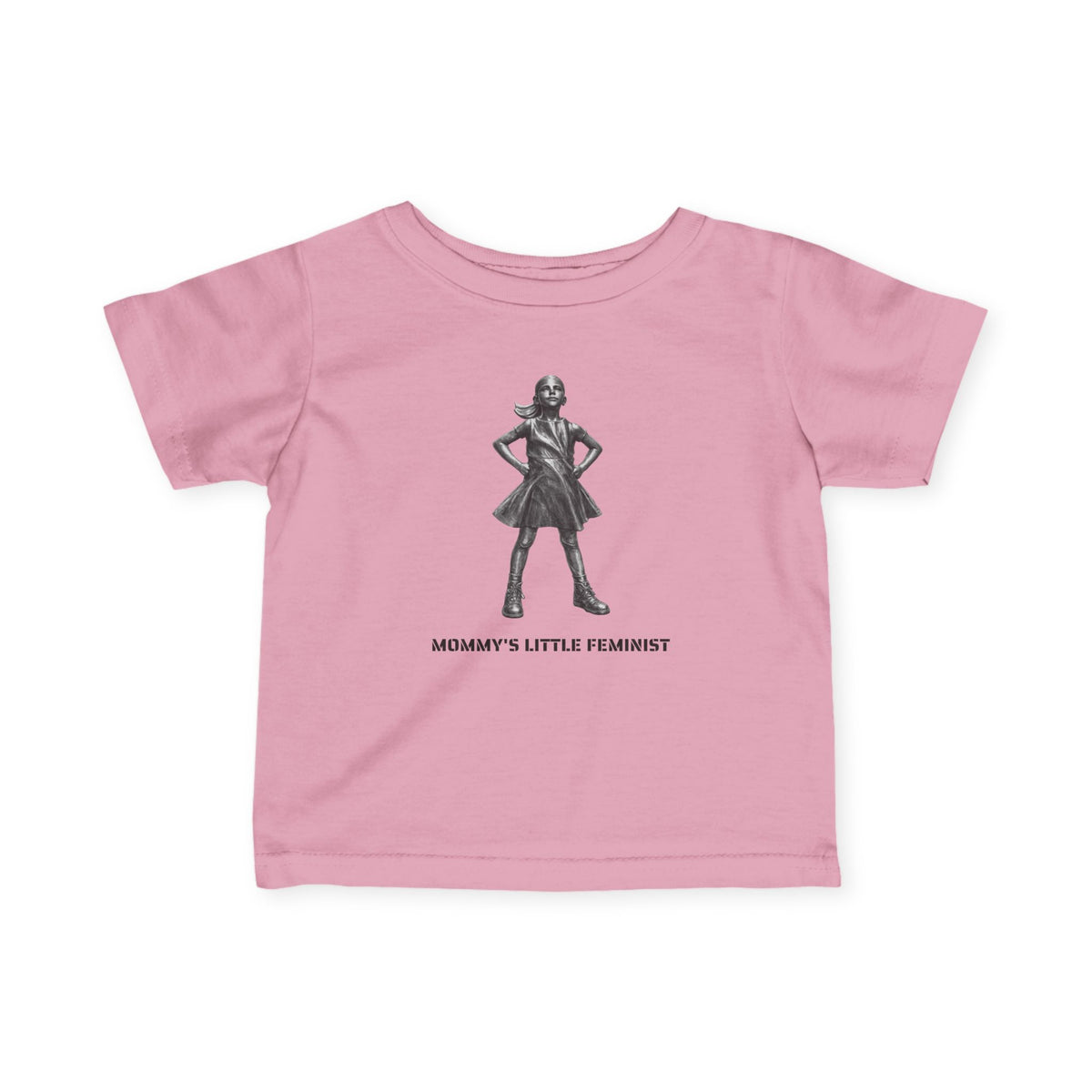 Mommy's Little Feminist NYC Baby Tee | Fearless Girl Infant T-Shirt