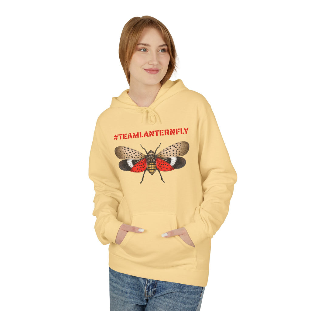 NYC Spotted Lanternfly Hoodie — Team Lanternfly Hooded Pullover Sweatshirt