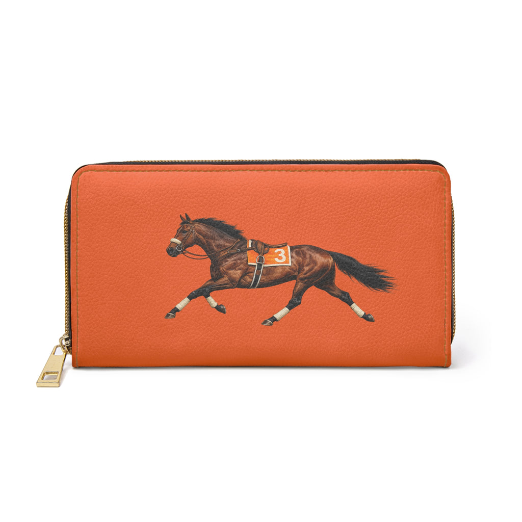 Ozone Park Horse Racing Zipper Wallet – Queens Equestrian Wallet