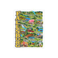 Fallsburg, NY Map 4.25" x 5.5" Postcard Bundles of 10 (envelopes included)