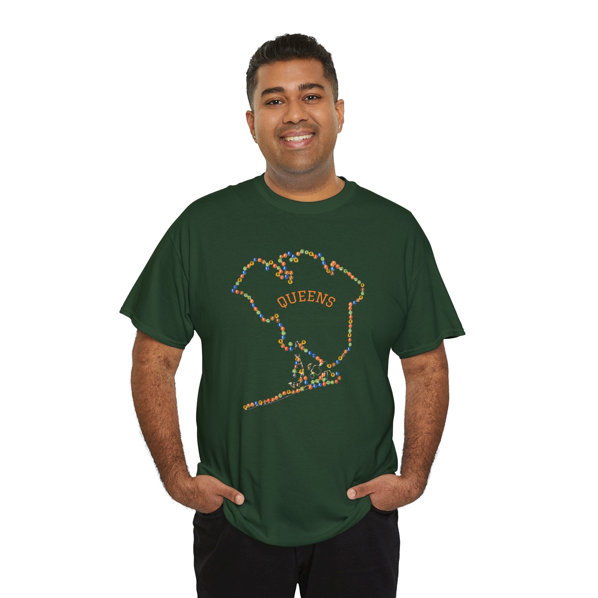 Queens Map Subway Signs T-Shirt | NYC Subway Tee