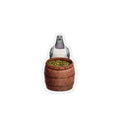 Lower East Side NYC Pigeon Magnet | Pickle Salesman Bird Lover Fridge Magnet