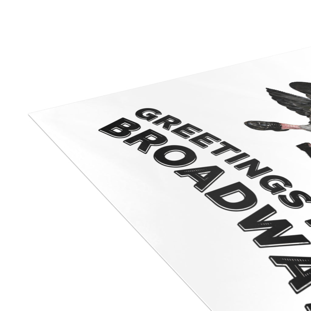 Broadway NYC Pigeon Postcard Bundle (envelopes included)