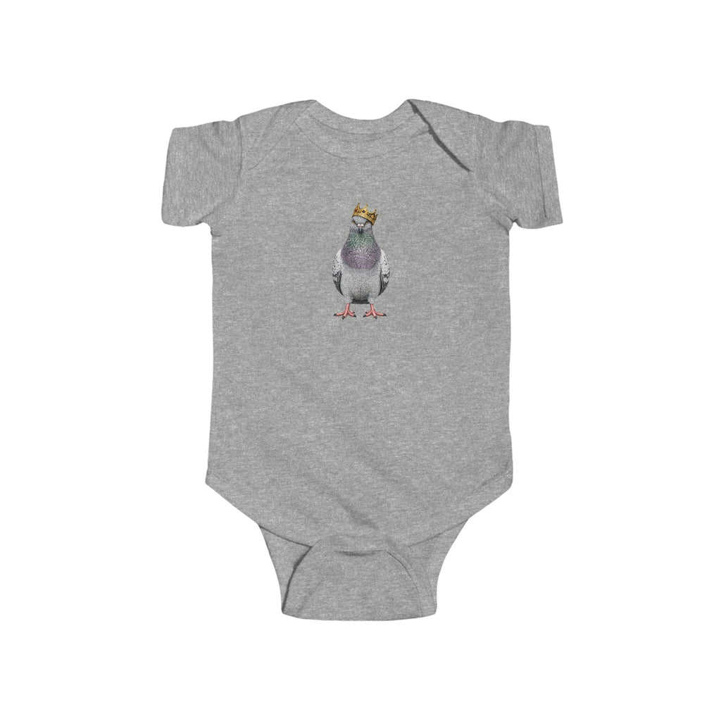 Customizable Bed-Stuy NYC Pigeon Baby Onesie | New Yorker Reveal Infant Bodysuit