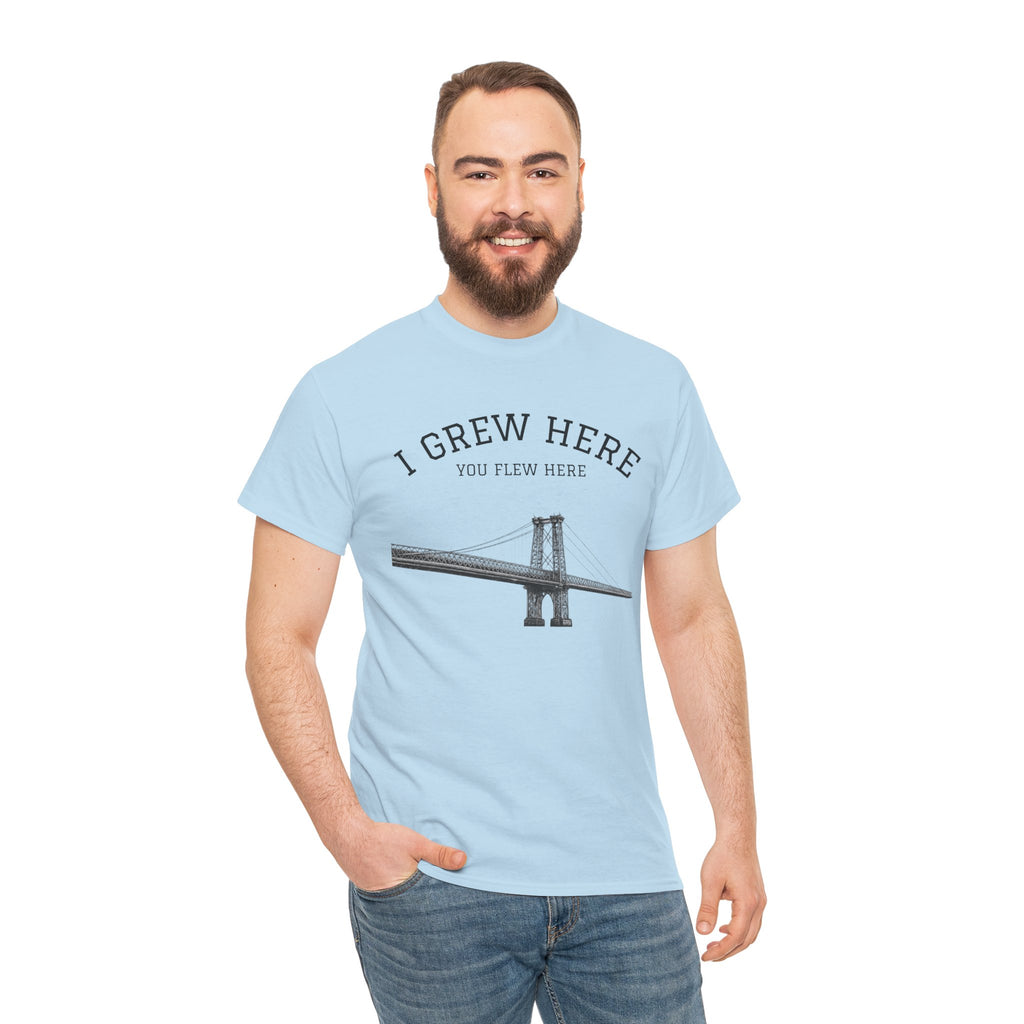 Williamsburg Bridge T-Shirt | I Grew Here You Flew Here Brooklyn NYC Tee
