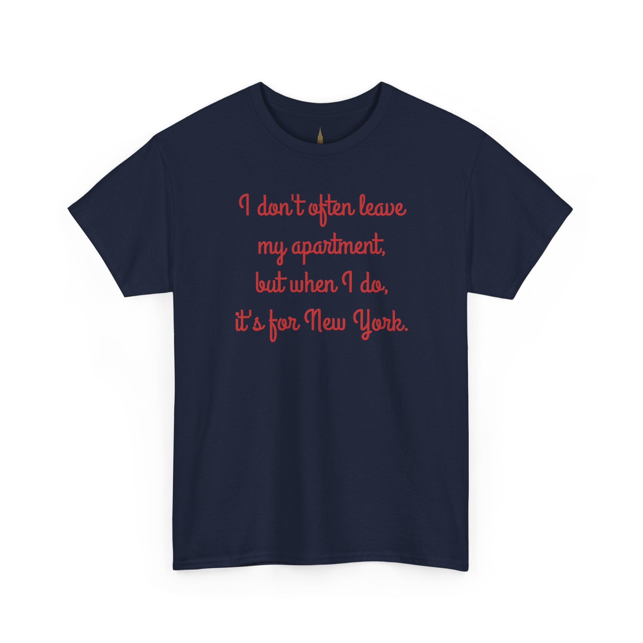 I Don't Often Leave My Apartment, But When I Do, It's For New York T-Shirt | NYC Hometown Pride Tee