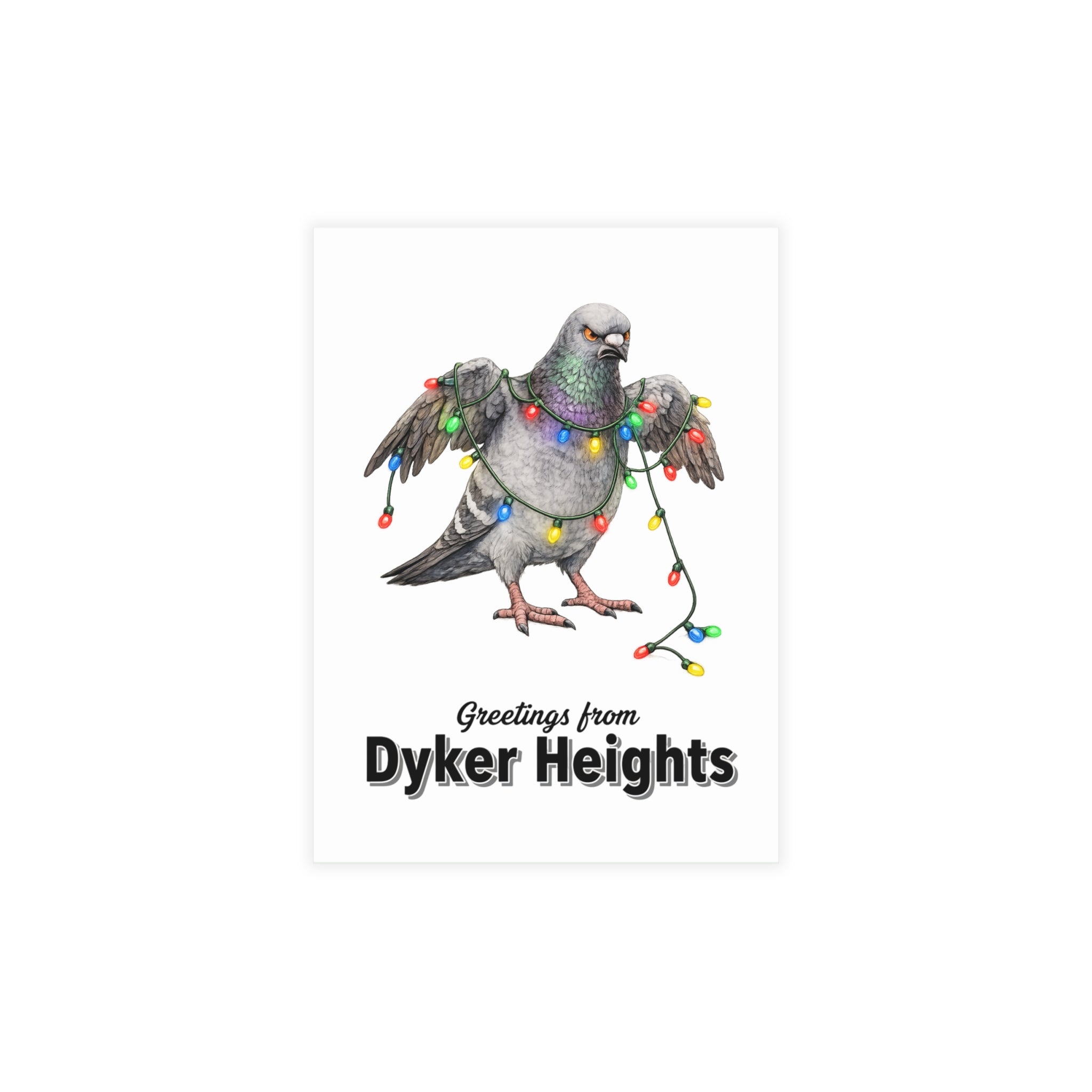 Dyker Heights NYC Pigeon Postcard Bundle (envelopes included)