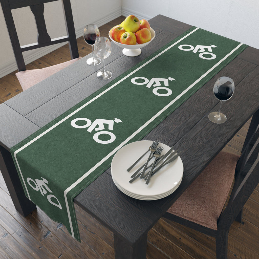NYC Bike Lane Table Runner - New York Bicycle Lane Picnic Table Cyclist Gift