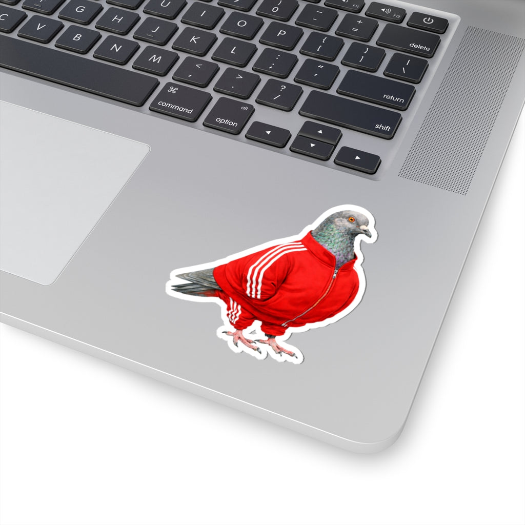 Brighton Beach NYC Pigeon 3" x 3" Sticker