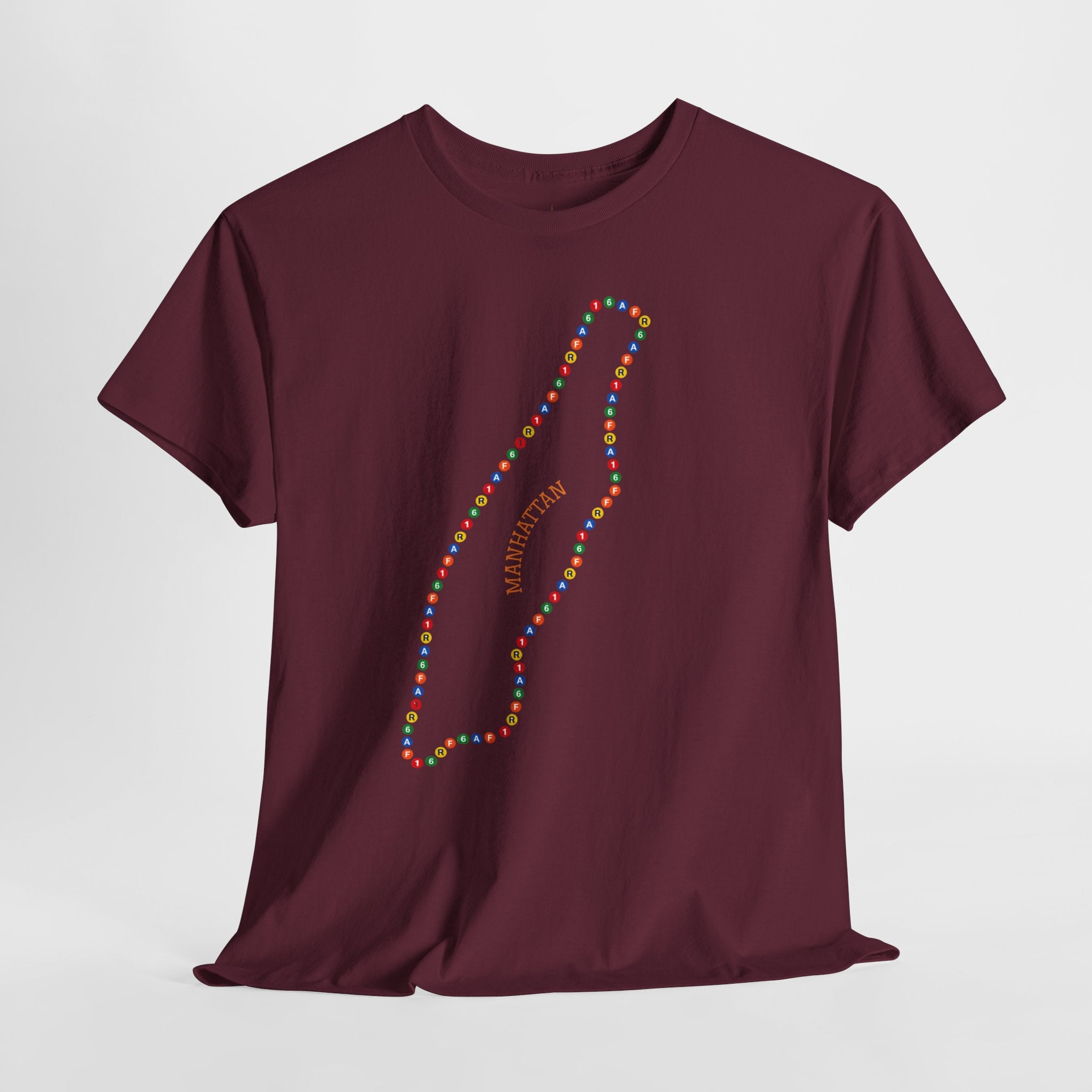 Manhattan Map T-Shirt | Subway Signs Tee