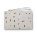 Icons of the Hamptons Heather Gray Clutch