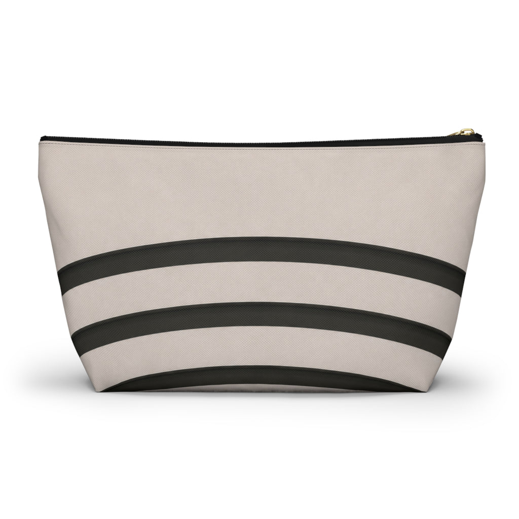 Guggenheim Museum Makeup Bag — T‑Bottom Accessory Pouch
