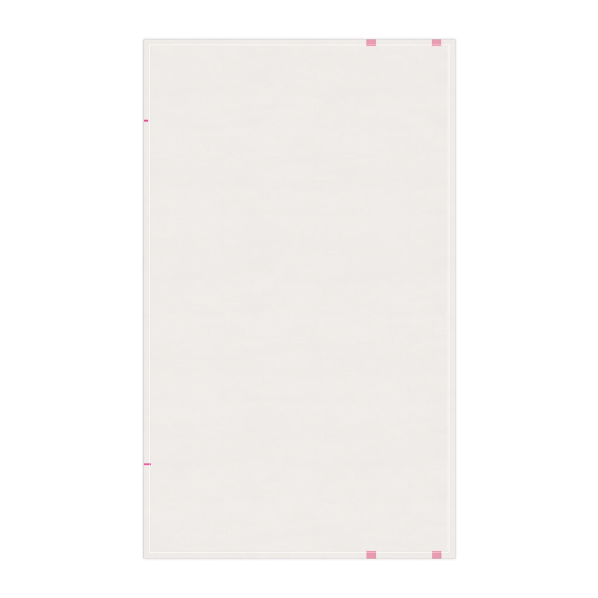 NYC Manhattan Skyline Pink Tea Towel — Minimal Pink & White New York City Skyline Kitchen Linen