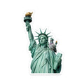 Liberty Island NYC Pigeon 3" x 3" Sticker