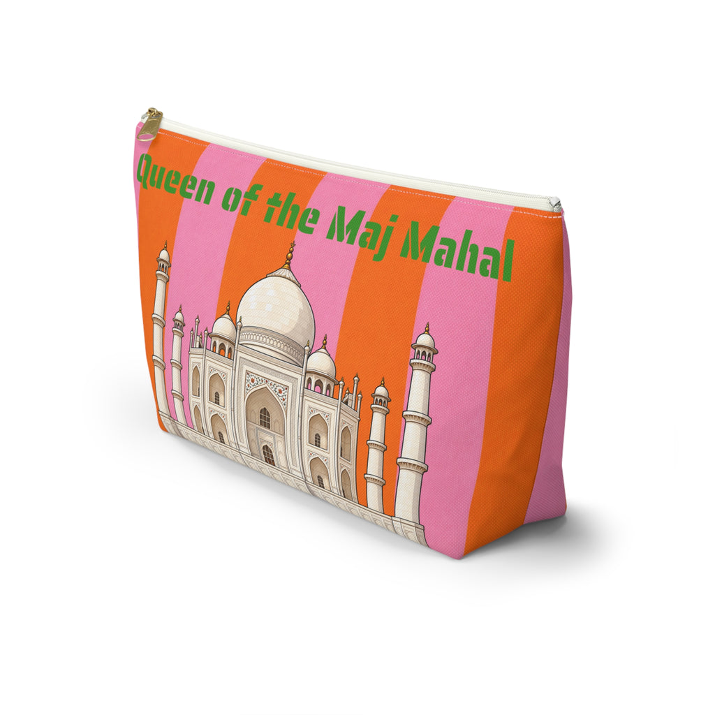 Queen of the Mahj Mahal 2 Mahjong Tile Pouch —  T-Bottom Travel Bag