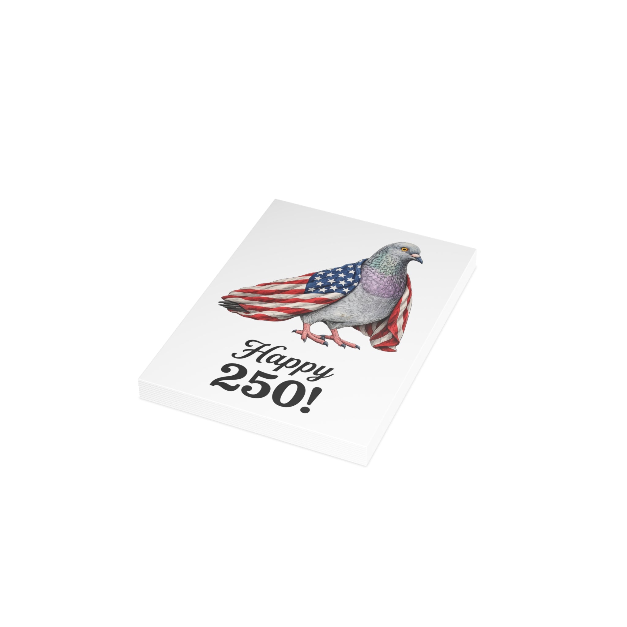 4th of July NYC Pigeon Postcard Bundle (envelopes included)