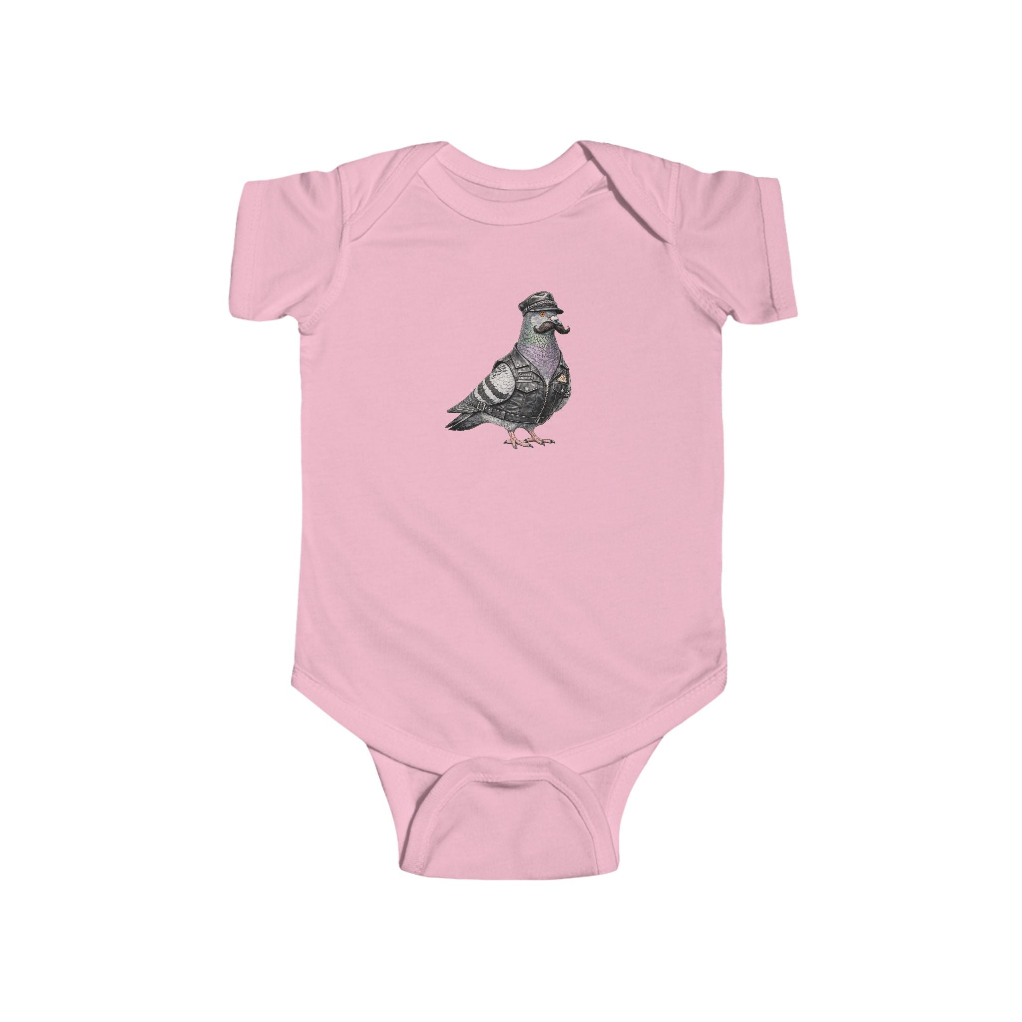 Customizable Chelsea NYC Pigeon Baby Onesie | New Yorker Reveal Infant Bodysuit