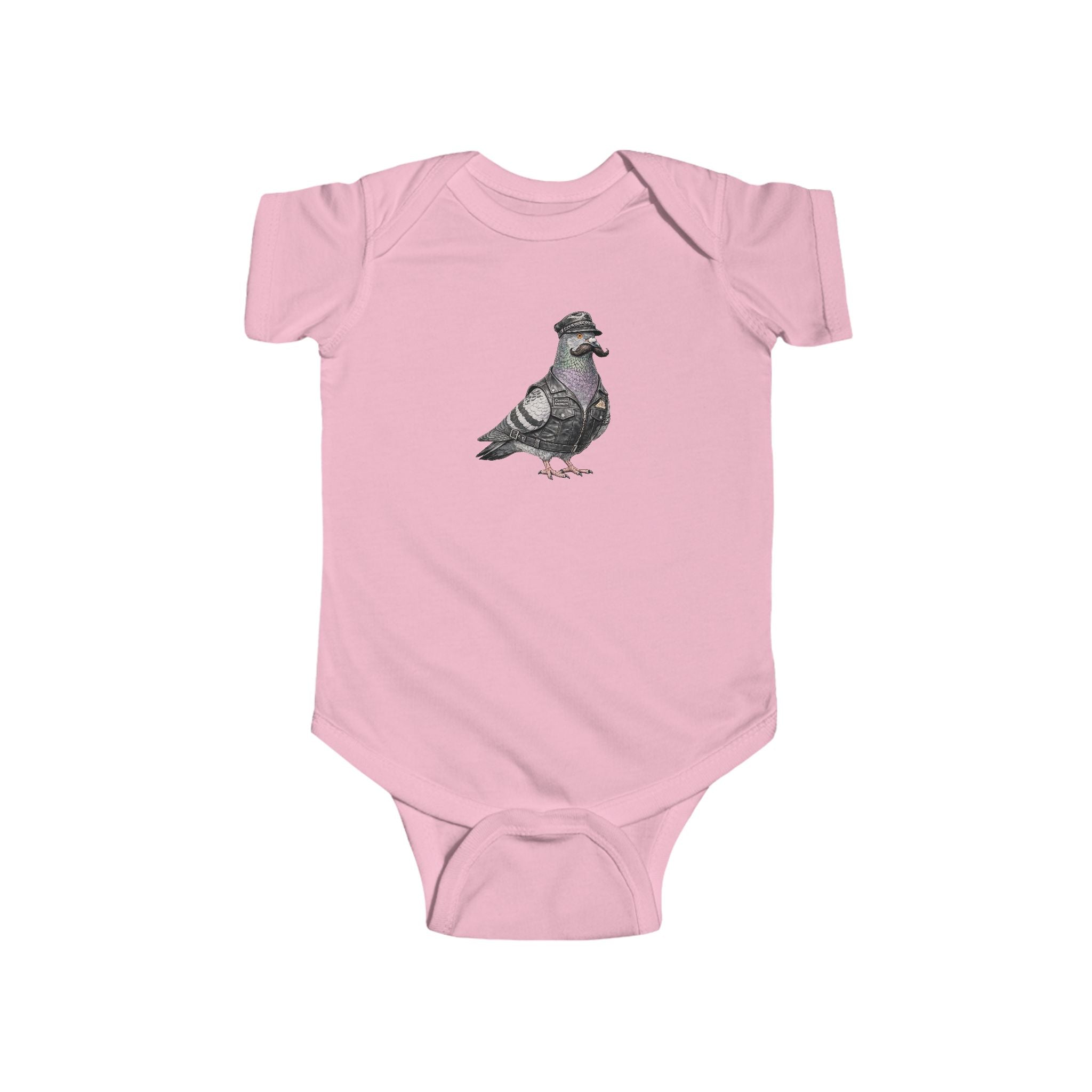 Customizable Chelsea NYC Pigeon Baby Onesie | New Yorker Reveal Infant Bodysuit