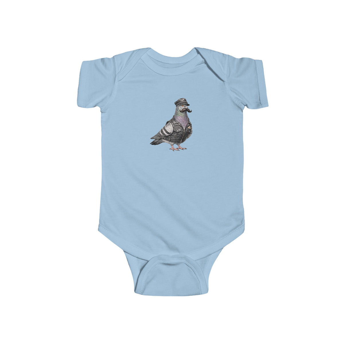 Customizable Chelsea NYC Pigeon Baby Onesie | New Yorker Reveal Infant Bodysuit