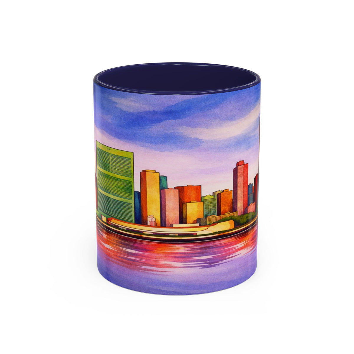 Colorful Midtown Manhattan Skyline NYC Accent Coffee Mug