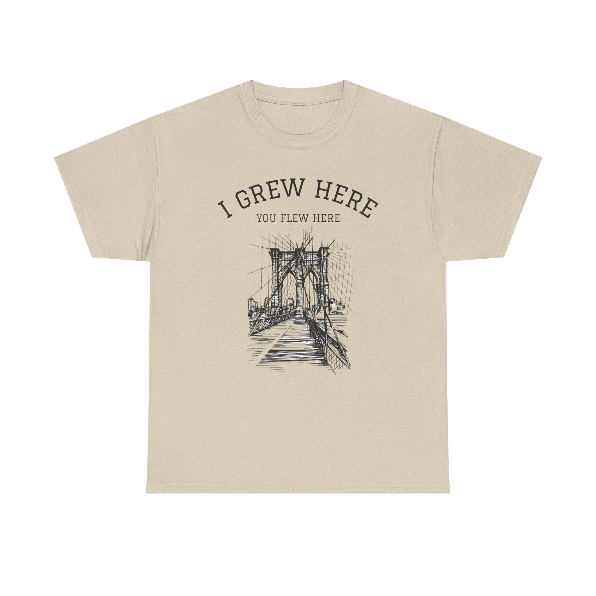 Brooklyn Bridge T-Shirt | I Grew Here You Flew Here New York Tee