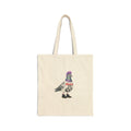 Customizable East Village NYC Pigeon Subway Tote Bag | New York Punk Rocker Bird Lovers Tote