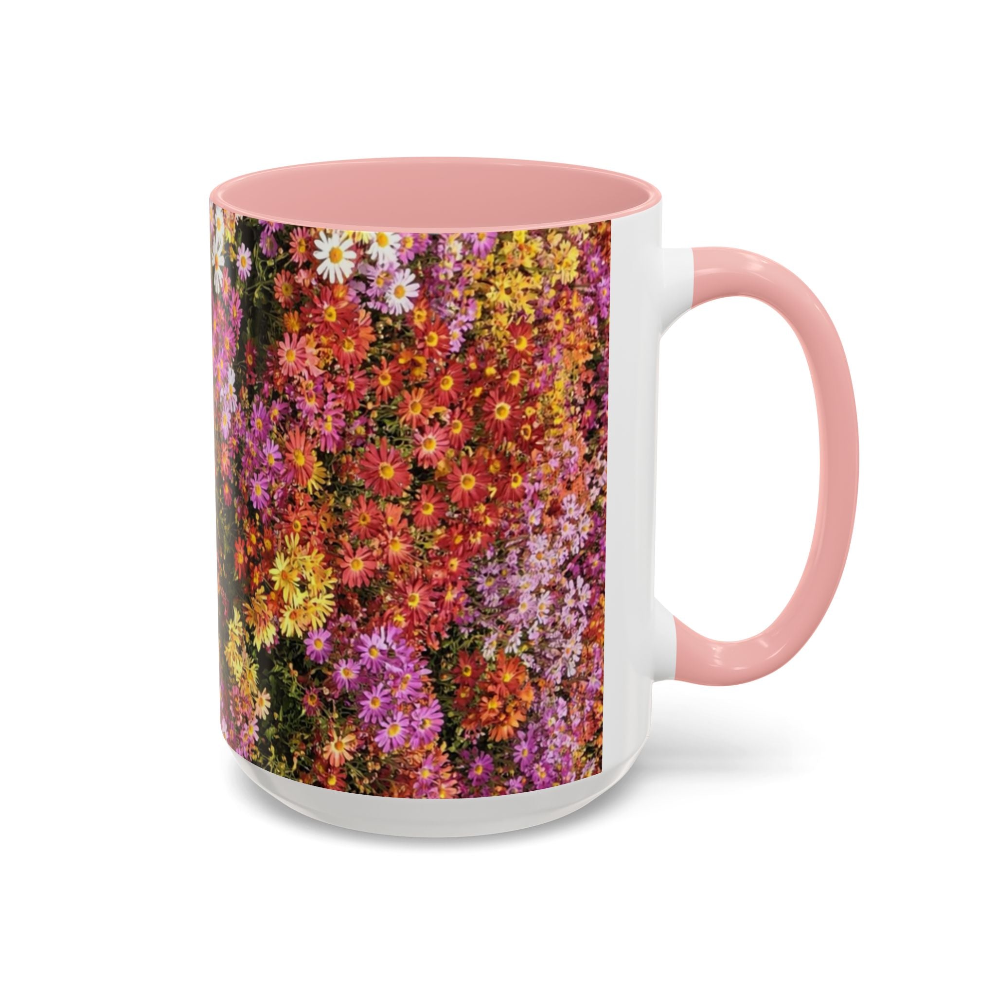 Central Park Korean Chrysanthemum Accent Coffee Mug — Tea Mug 11oz