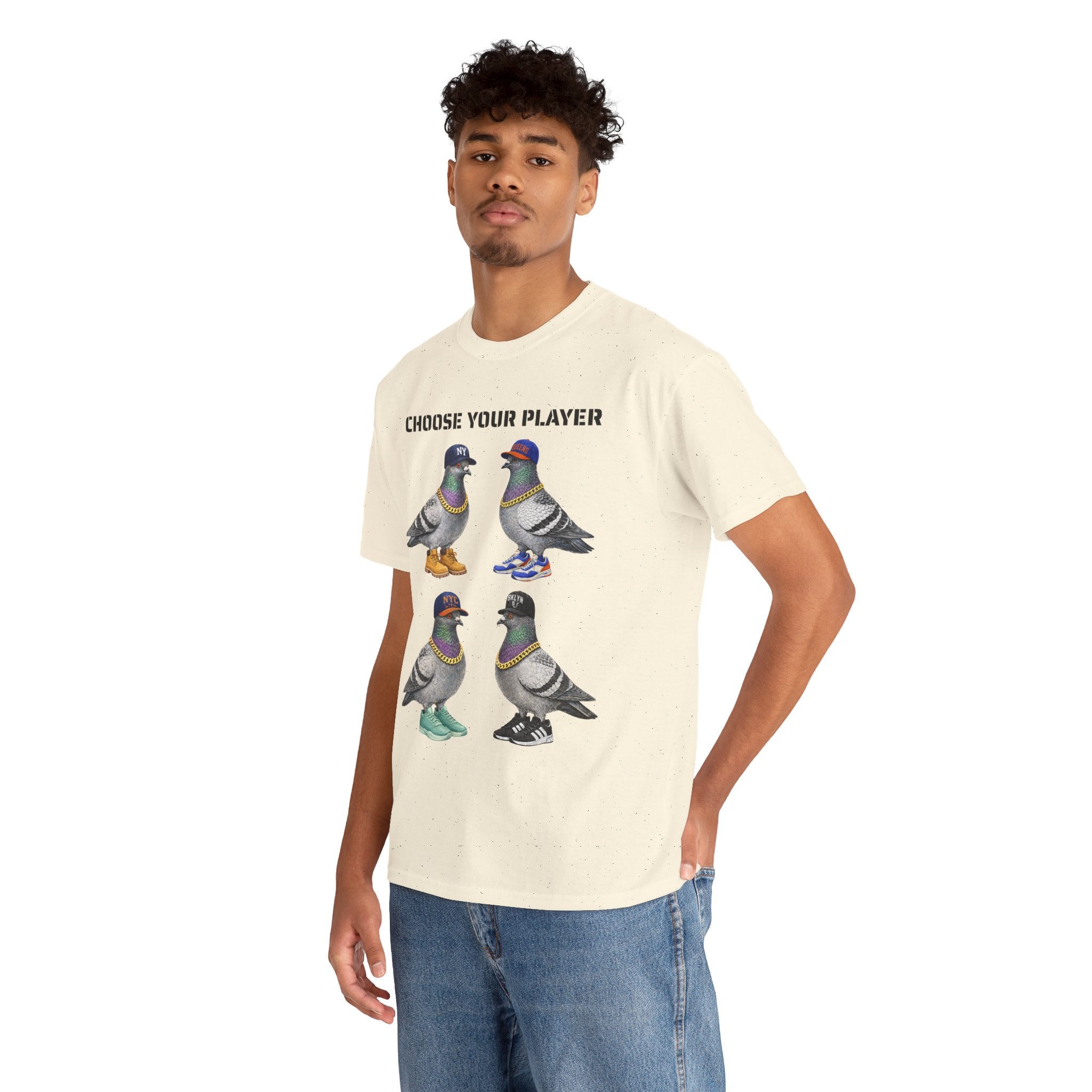New York Sports Fan NYC Pigeon T-Shirt | NYC Baseball Basketball Fan Basketball Fan Tee