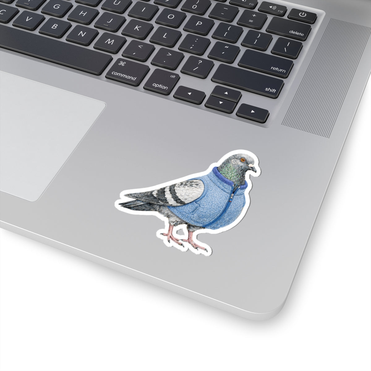 Financial District NYC Pigeon 3" x 3" Sticker
