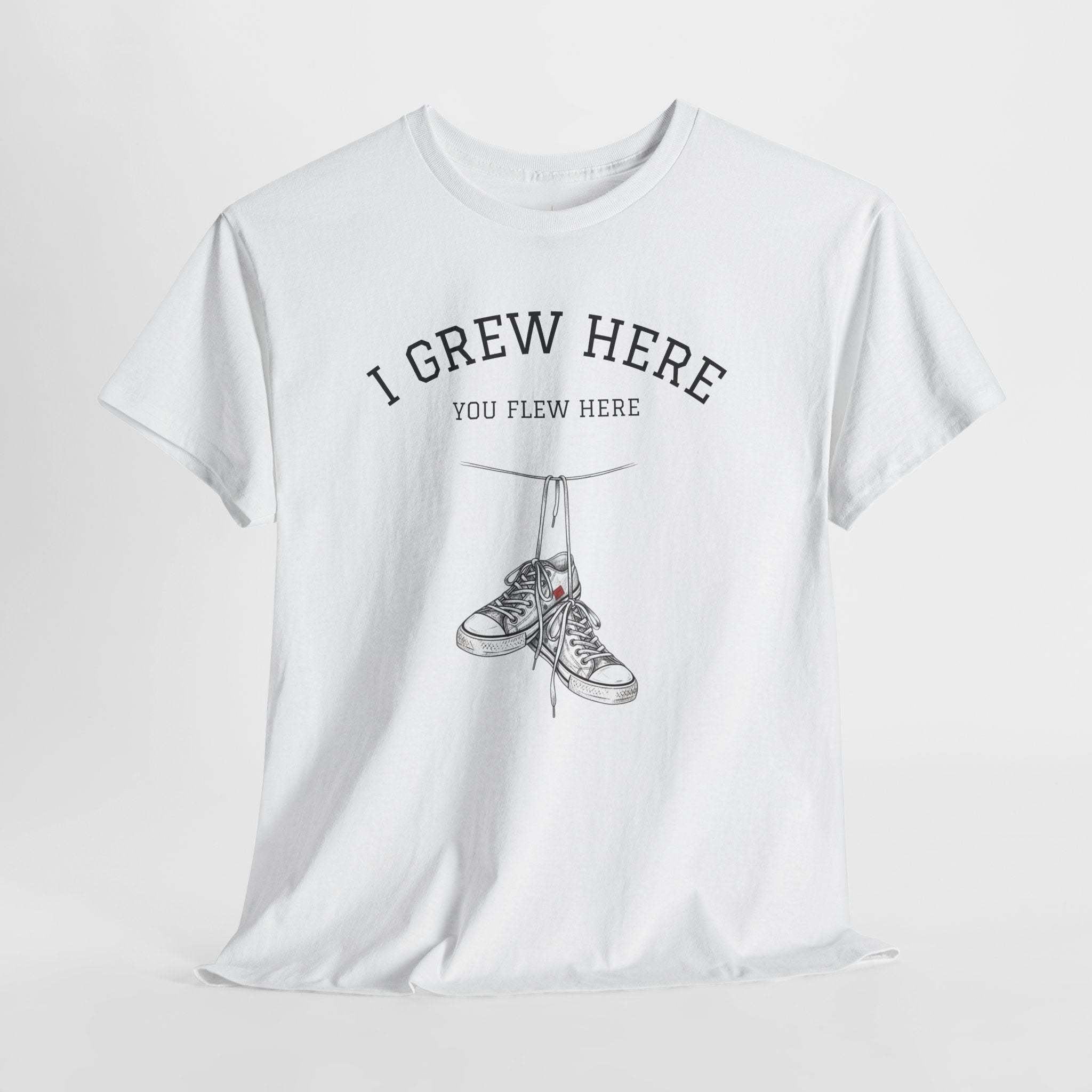 NYC Sneakers I I Grew Here You Flew Here T-Shirt
