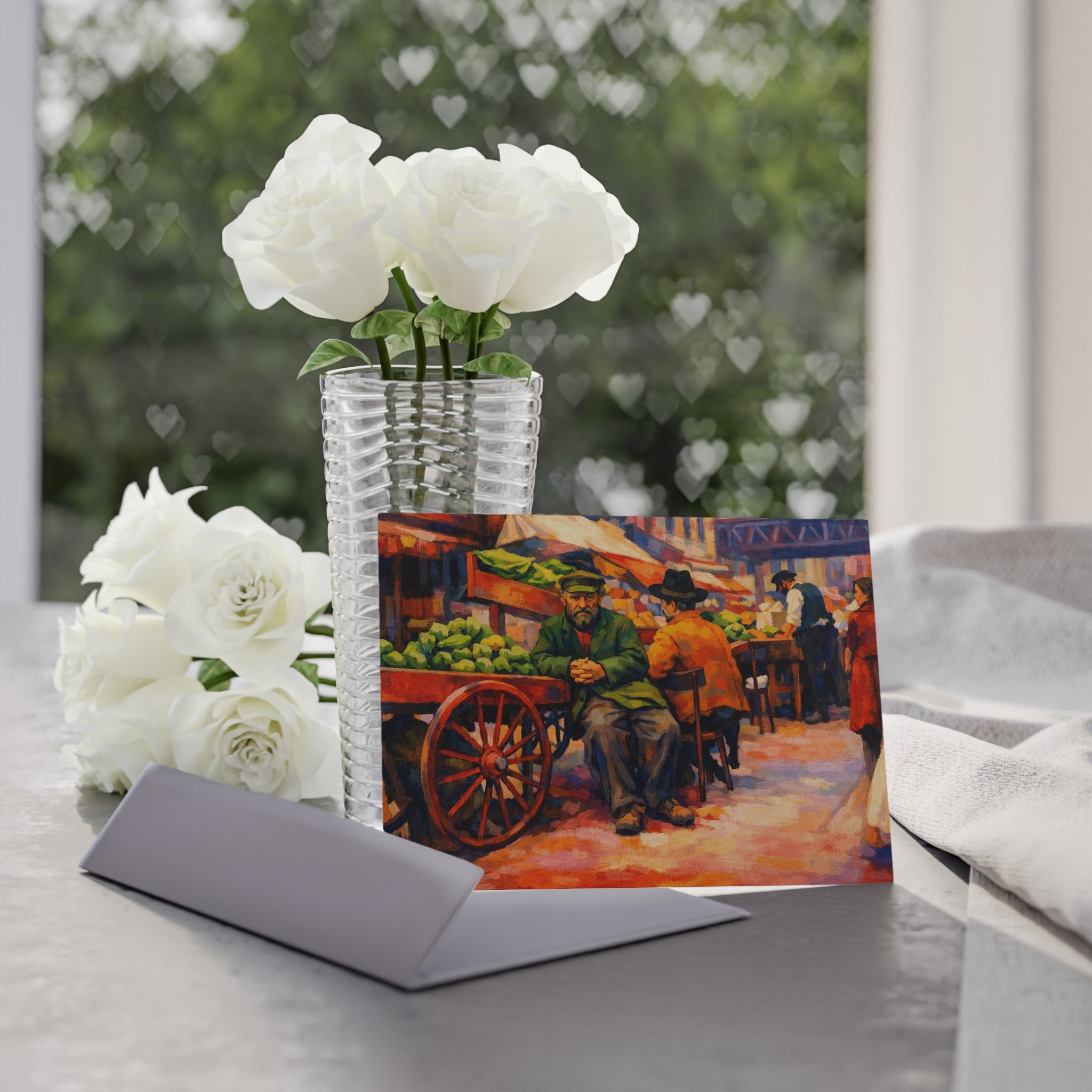 Colorized Historic Lower East Side 3 NYC Postcard | One-Sided Art Postcard