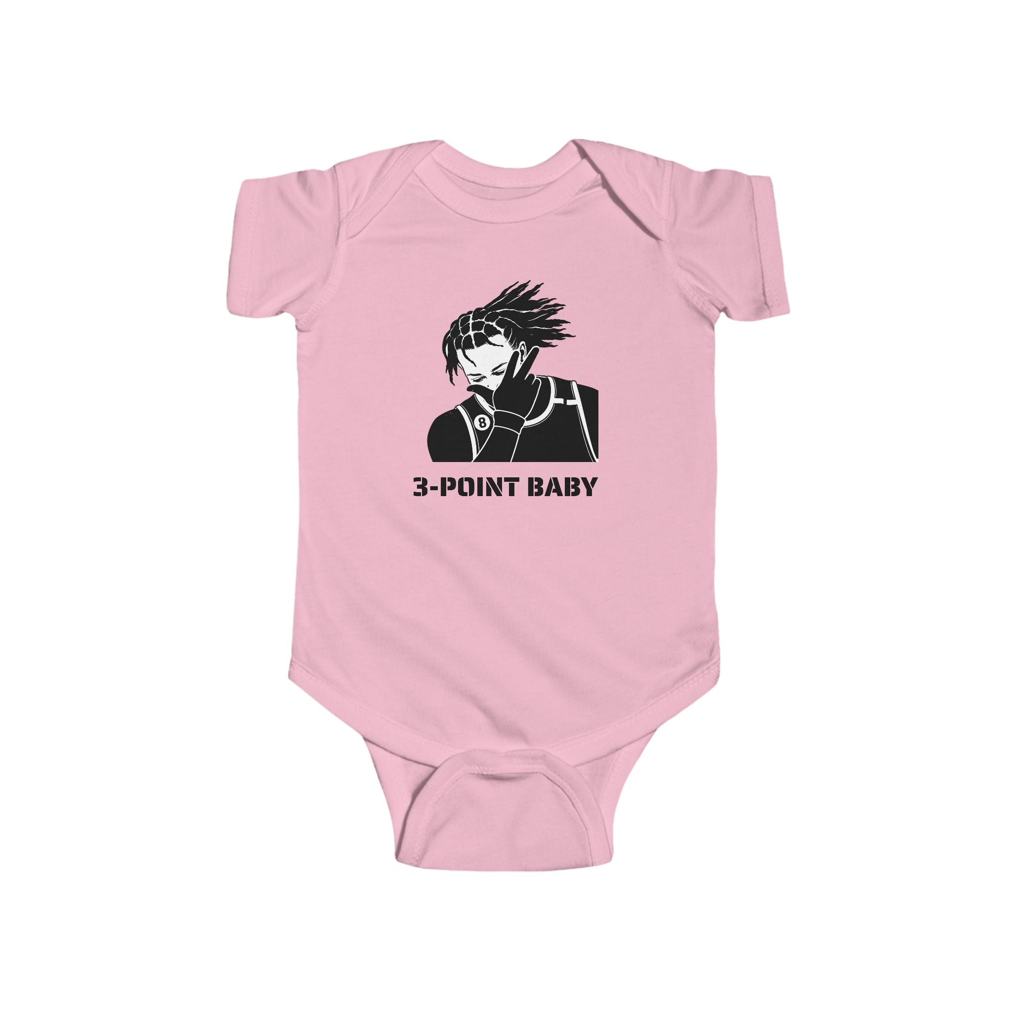 Jalen Brunson 3-Point Baby NYC baby bodysuit | New York Basketball infant onesie