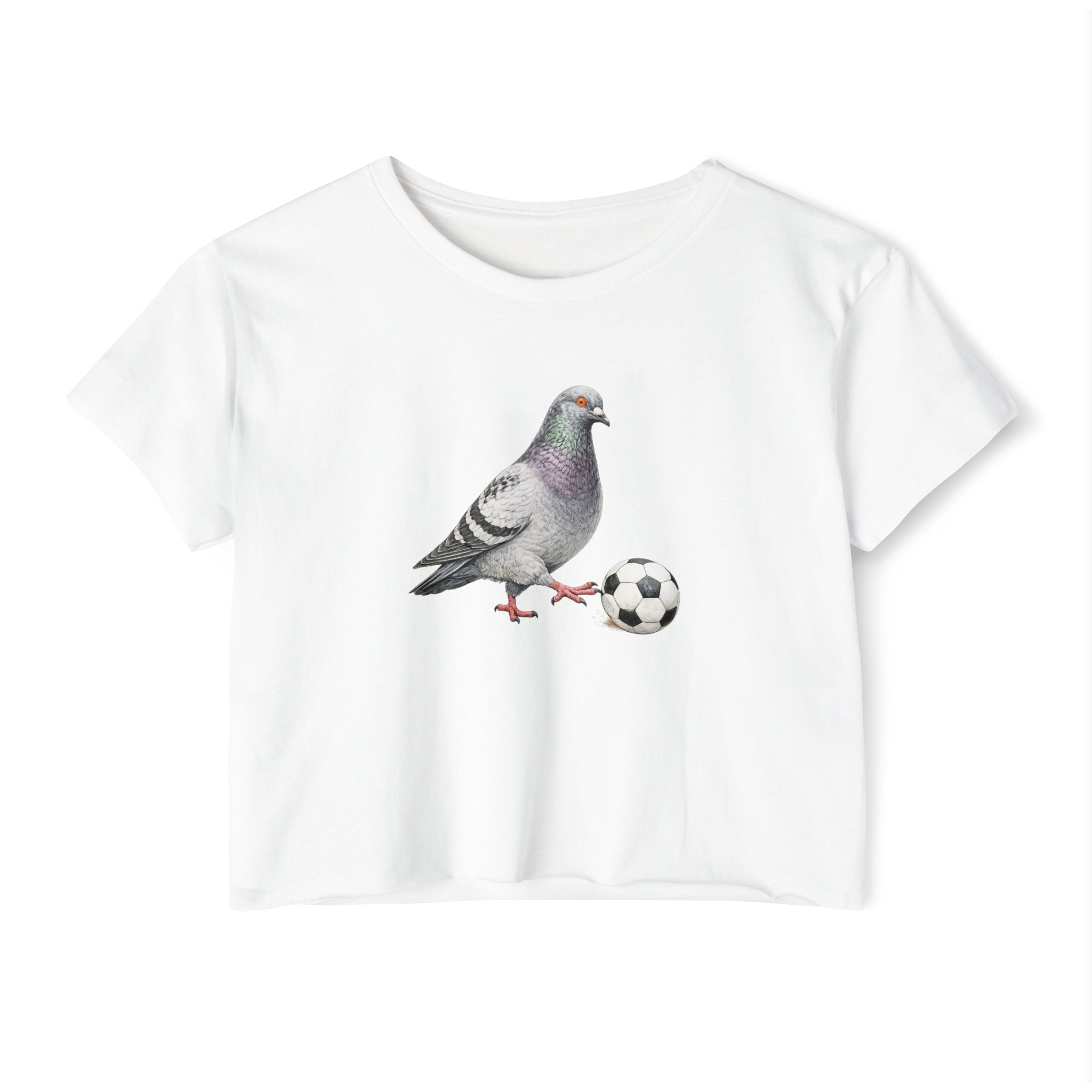 Customizable Corona NYC Pigeon Soccer Crop Top