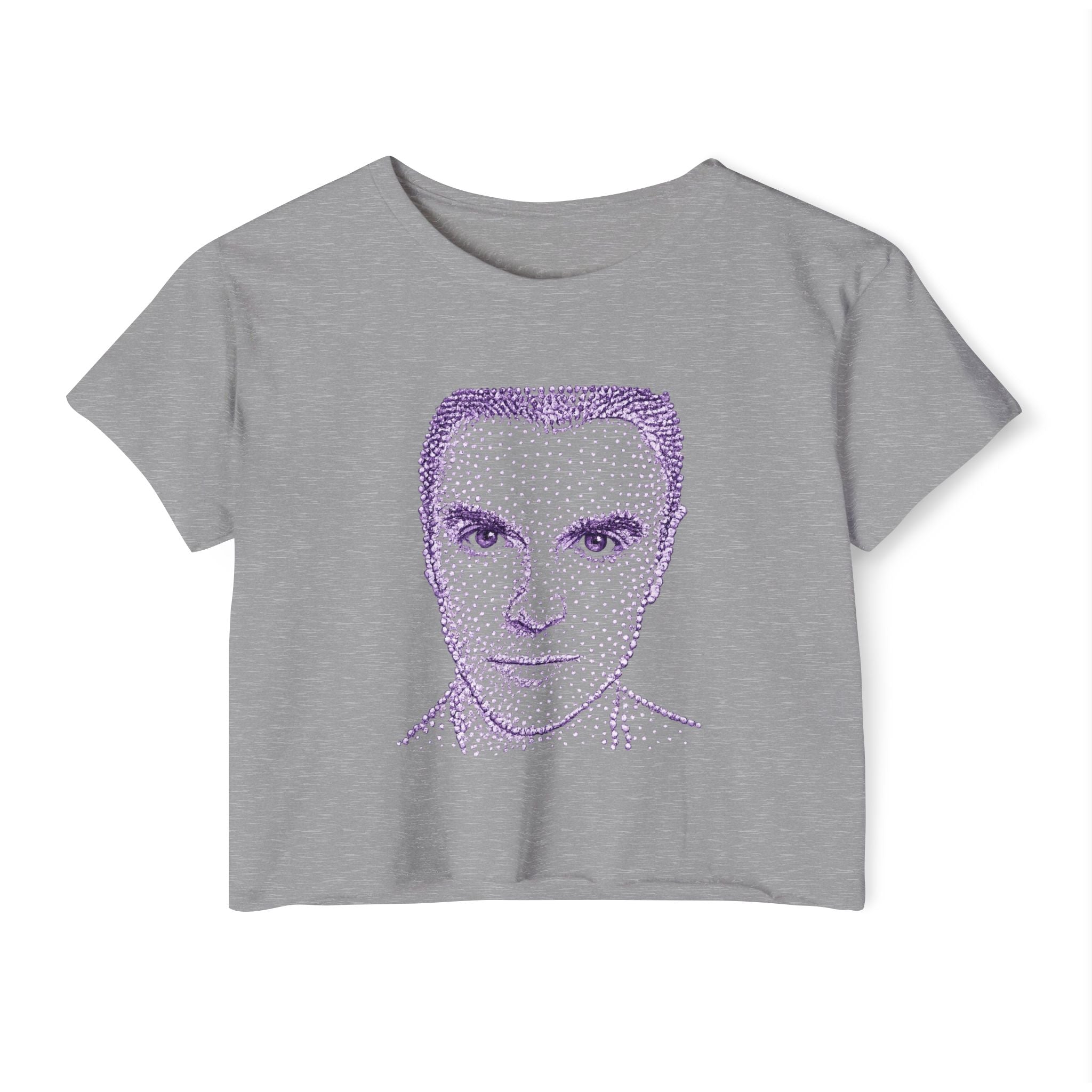 Alien David Byrne Crop Top T-shirt   Music Tee