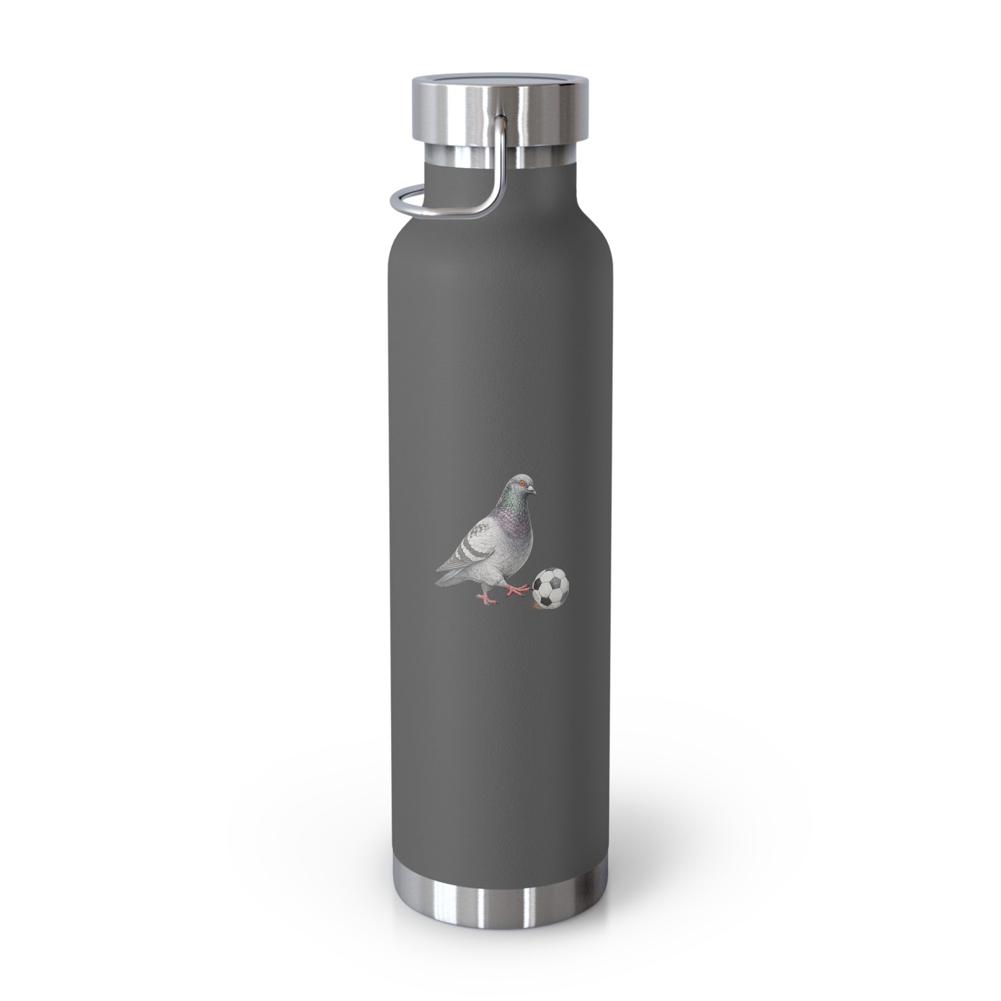 Customizable Corona NYC Pigeon 22oz Water Bottle | New York Soccer Player Copper Vacuum Insulated
