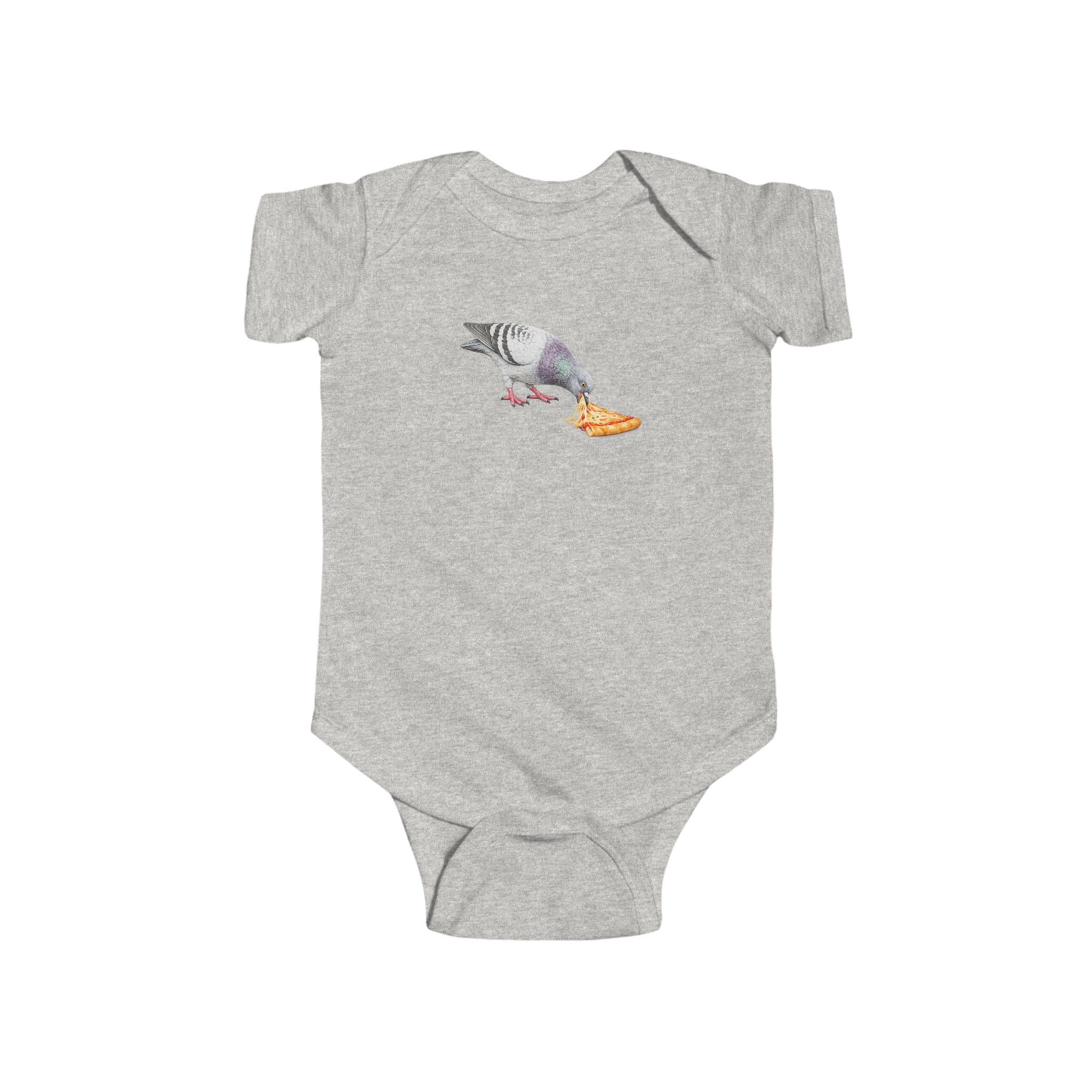 Customizable Little Italy NYC Pigeon Baby Onesie | New Yorker Reveal Infant Bodysuit