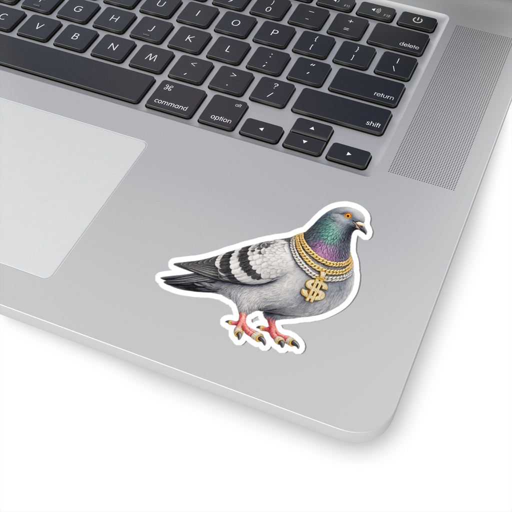 Diamond District NYC Pigeon 3" x 3" Sticker