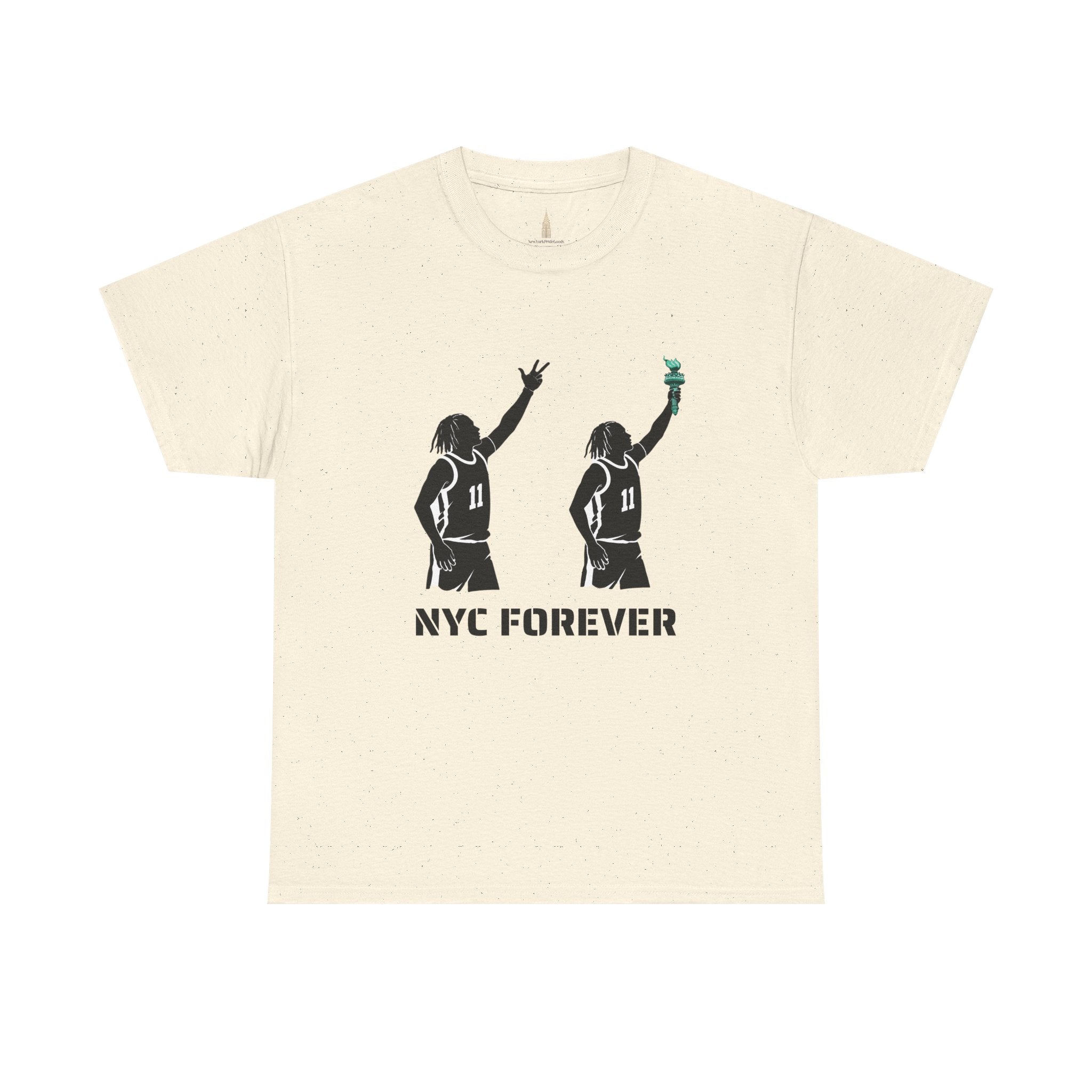 New York Basketball Jalen Brunson Tee | NYC Icons Statue of Liberty T-shirt