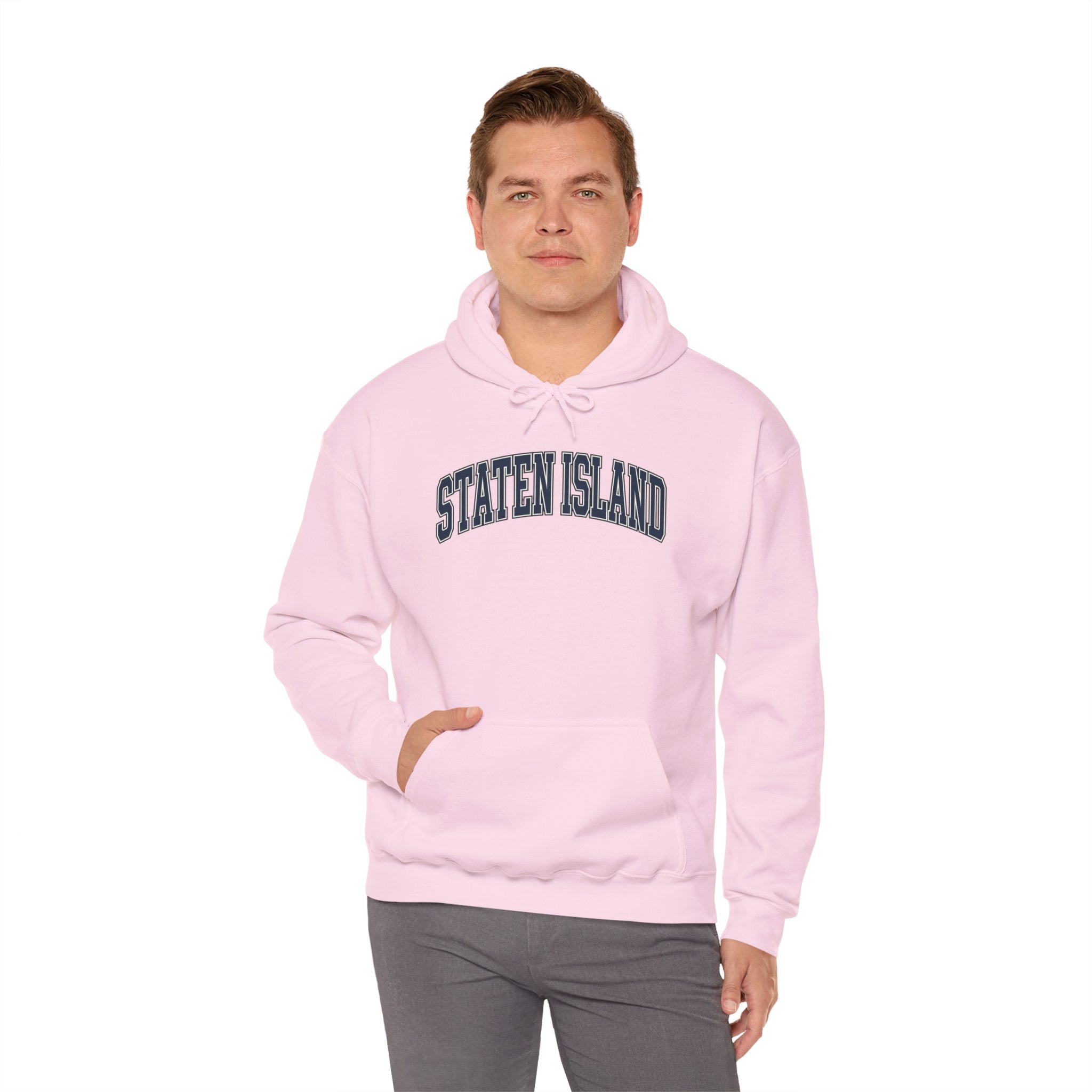 Staten Island Hoodie — Garment-Dyed Pullover Hooded Sweater