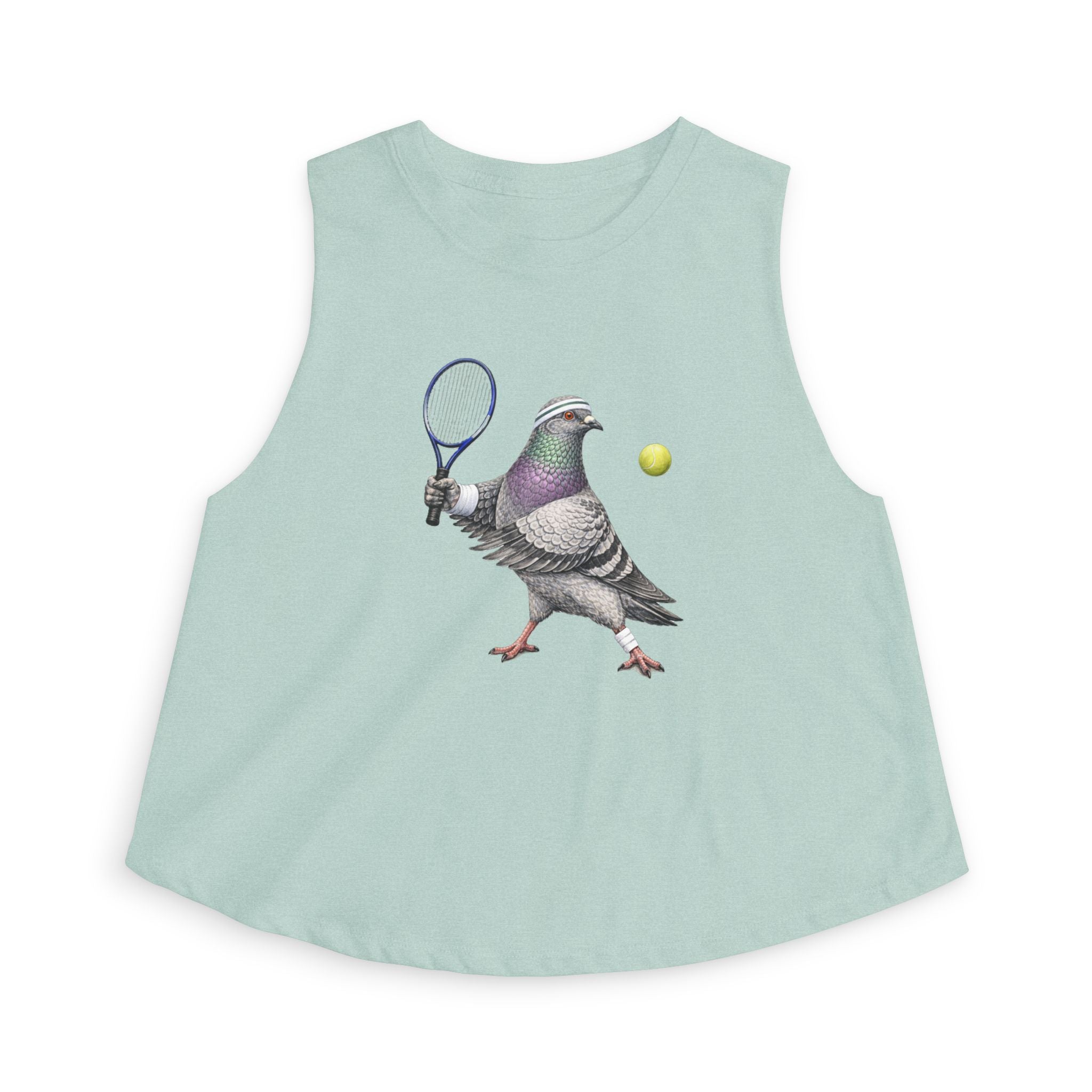 Forest Hills NYC Pigeon Crop Top — Tennis Bird Lovers Crop Top