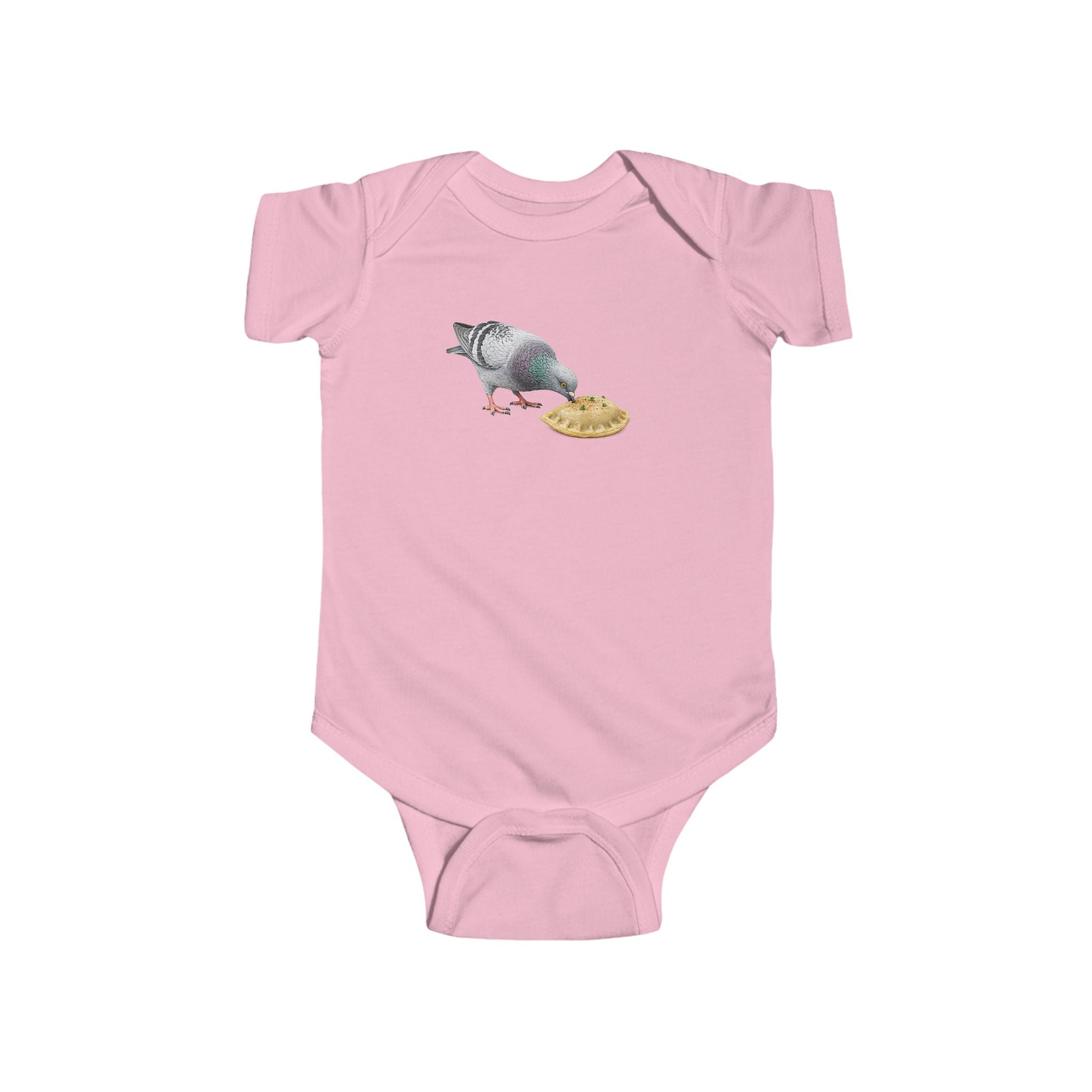 Customizable Greenpoint NYC Pigeon Baby Onesie | New Yorker Reveal Infant Bodysuit