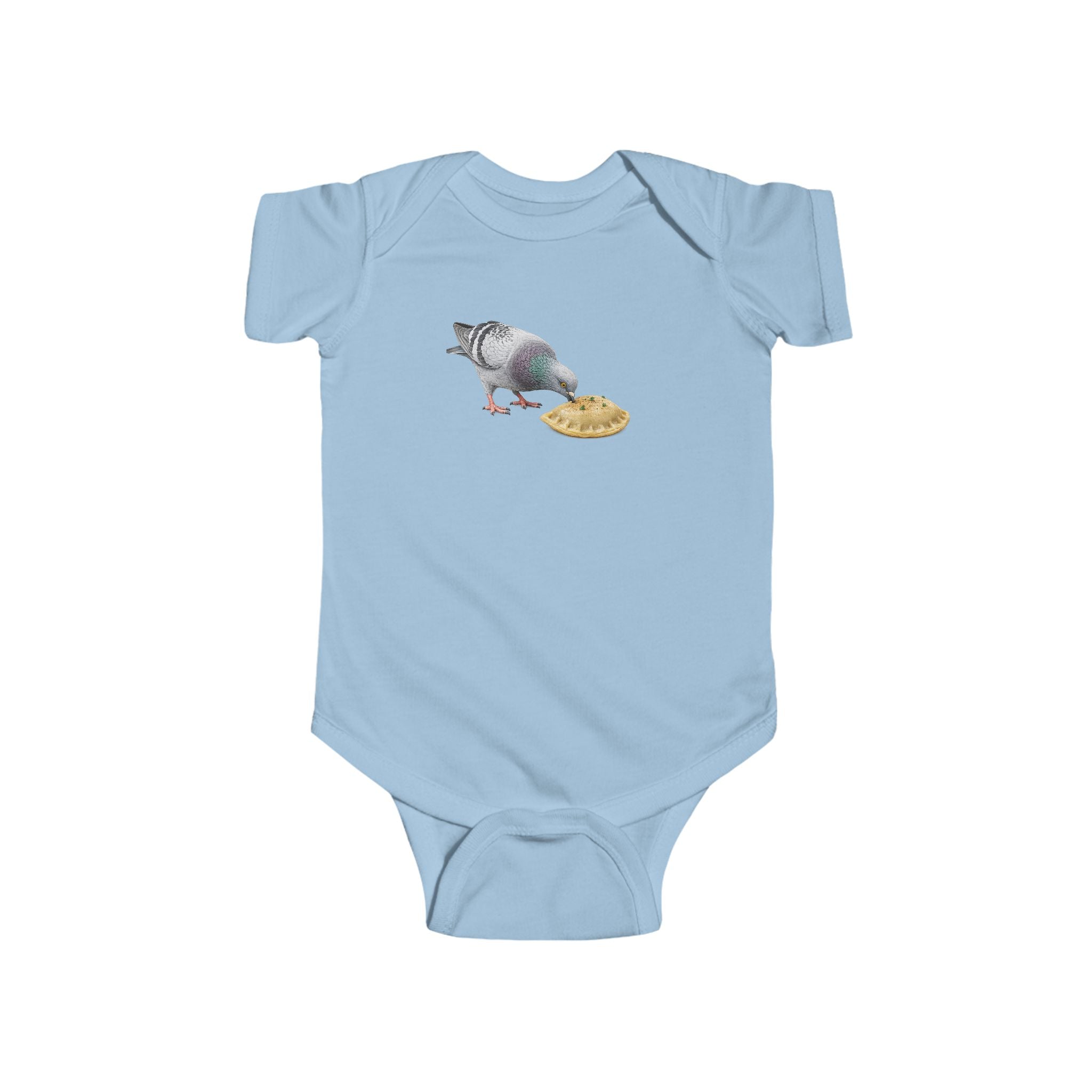 Customizable Greenpoint NYC Pigeon Baby Onesie | New Yorker Reveal Infant Bodysuit
