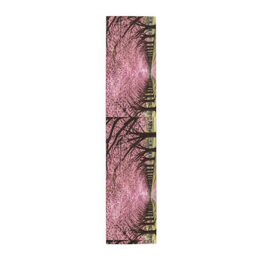 Prospect Park Cherry Blossoms Table Runner — Brooklyn Flowers Dining Table Decor