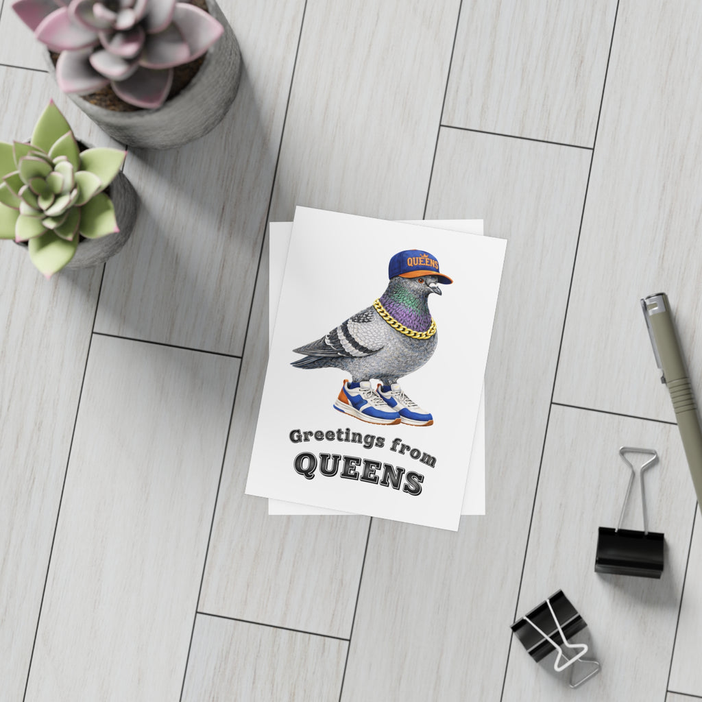 Paquete de postales de la paloma de Queens, Nueva York (sobres incluidos)