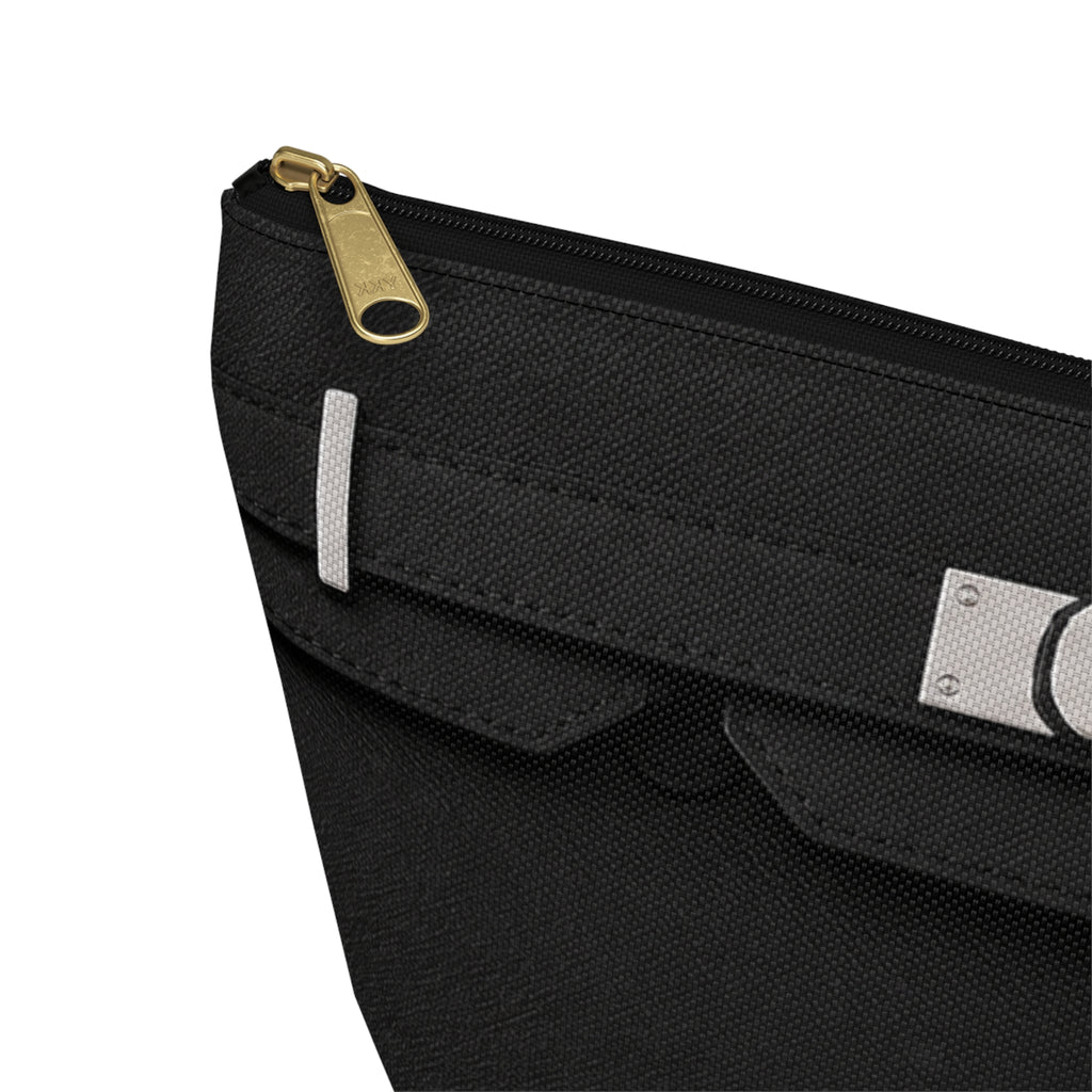 Canal Street Large Black Makeup Bag —  T-Bottom Travel Bag